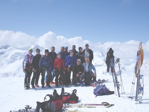 Auf dem Gipfel des Palon de la Mare