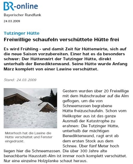 Schnee bis zum 1.Stock