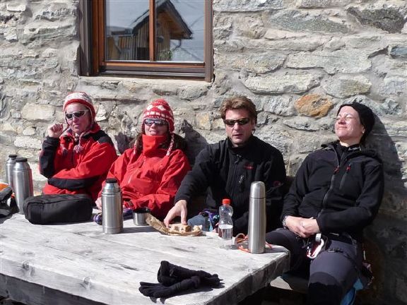 Auf der Franz Senn-Hütte