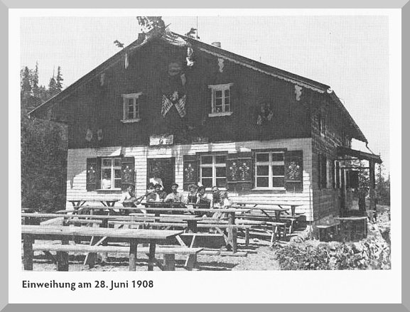 Einweihung der Hütte