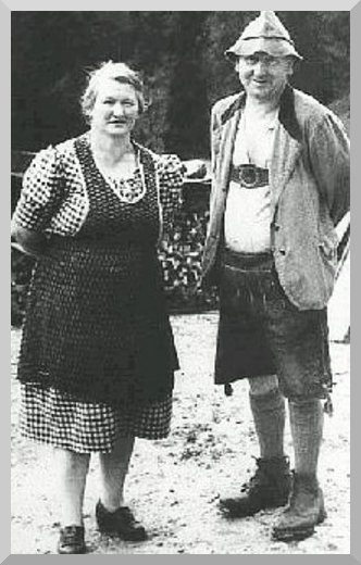 Hüttenwirtspaar Hartl und Cilly