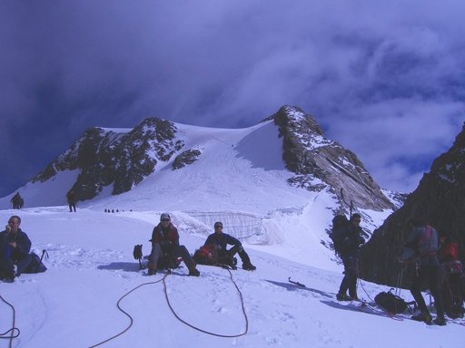 Die letzte Pause vor dem Gipfelsturm