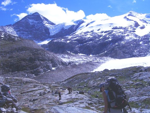 Ein langer Hüttenzustieg