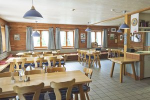 Bild: Haupt-Gastraum der Hütte