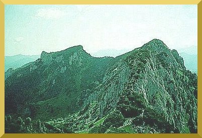 Bild: Blick vom Ostaufschwung zum Gipfel