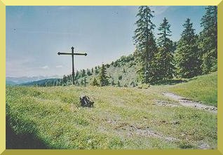 Der Sattel zwischen Glaswand und Rabenkopf