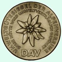 Plakette des Umweltsiegels