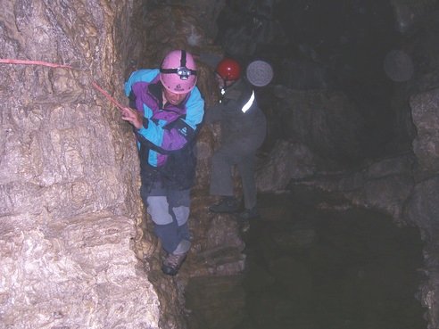 Wo man da wieder hintreten soll